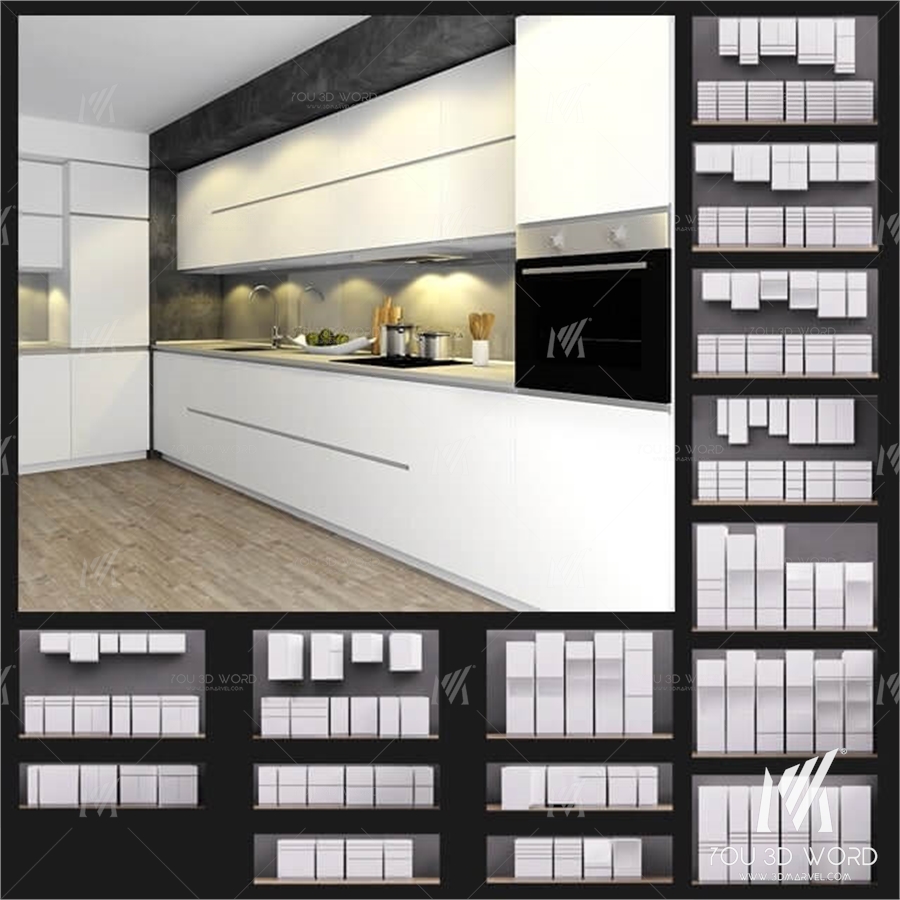 Ikea Kitchen 3D model